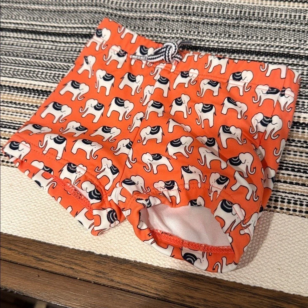Janie and Jack Infanty Baby Boys‎ Elephant Board Shorts 0 - 3 Months Swim